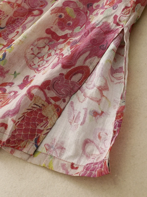 เสื้อเชิ้ตแขนยาวพิมพ์ลายสไตล์เ - Embroidery Artist บทวิจารณ์และราคา