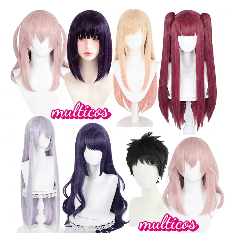 My dress-up Darling Marin kitgawa wigs Kuroe Shizuku rizu Kyun devil Shinju Inui sauna black Lobelia Gojo Wakana cosplay wig