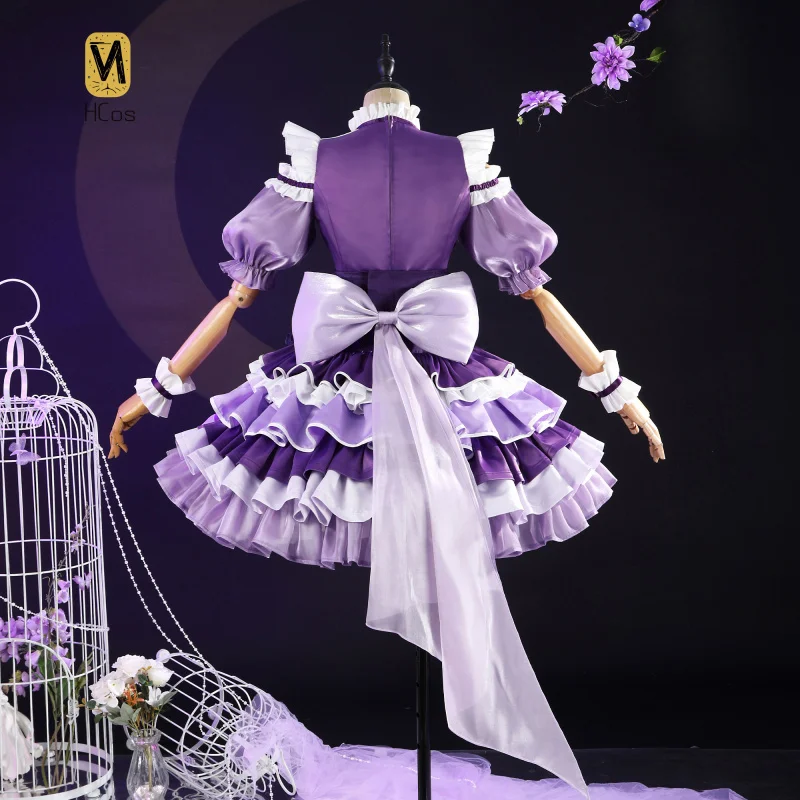 

Anime Madoka Magica Akemi Homura Cosplay Costume Lolita Dress Role Play Halloween Carnival Party Outfit for Women HCos