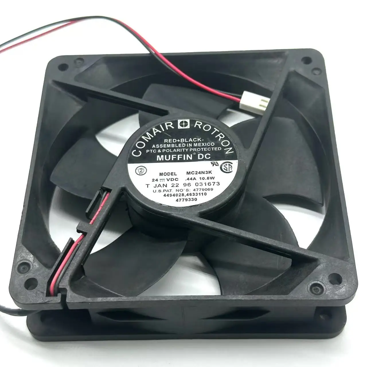 

COMAIR R0TRON MC24N3X DC 24V 0.44A 120x120x32mm 2-Wire Server Cooling Fan