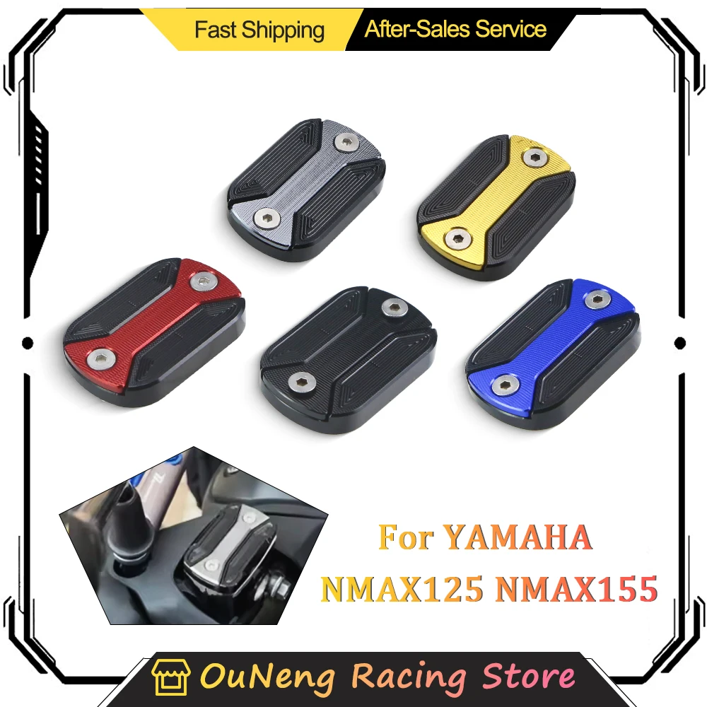 

Motorcycle Front Brake Fluid Reservoir Cover Cap Guard Protector For YAMAHA NMAX125 NMAX155 NMAX N-max 125 155 nmax 2015-2023