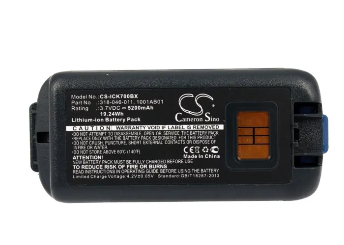 

Barcode Scanner Battery For Intermec CK70, CK71, 1001AB01, 1001AB02, 318-046-001, 318-046-011, AB18