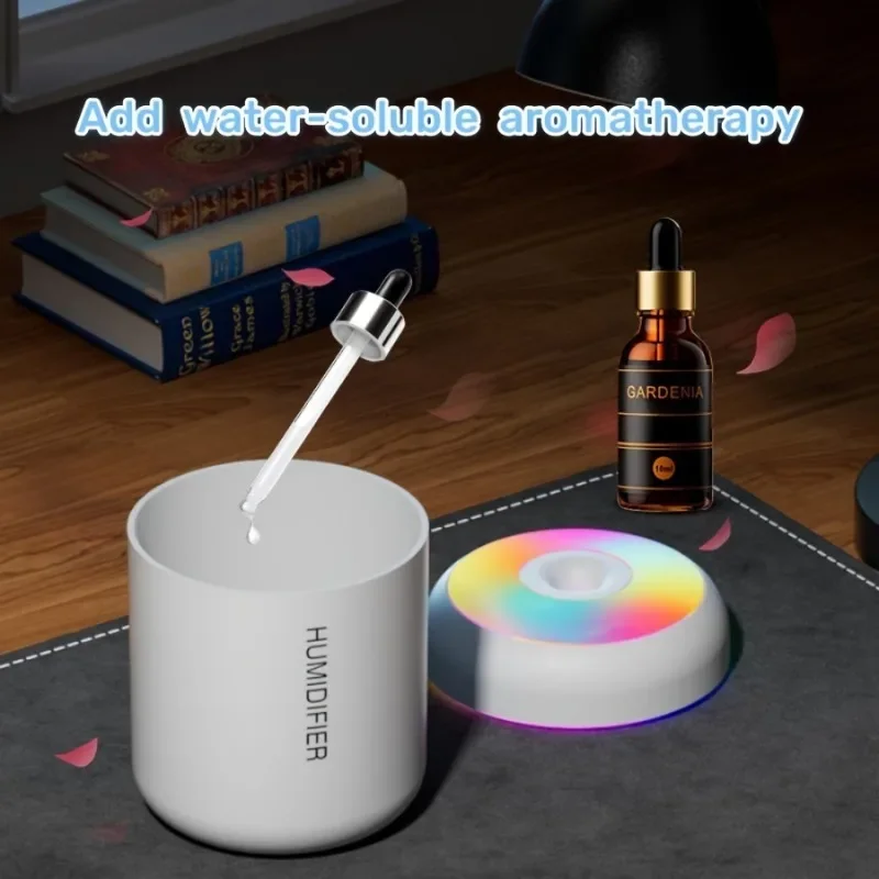 Portable Mini Air Humidifier USB Electric Aroma Diffuser Essential Oil Purifier Aromatherapy Mist Maker Lights for Car Home