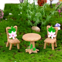 1 set Mini sedia Decorazioni per la casa Miniature Fata Ornamenti da giardino Figurine Giocattoli Acquario fai da te Accessori per casa delle bambole Decorazione