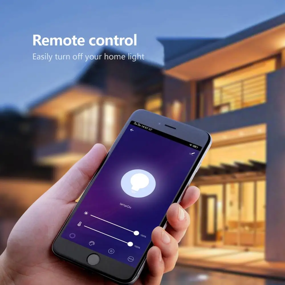 Bluetooth/Nice/Apple Homekit Siri Voice Smart Lamp WIFI LED Light Bulb Smart Home House Control For Alexa Echo Google Assistant