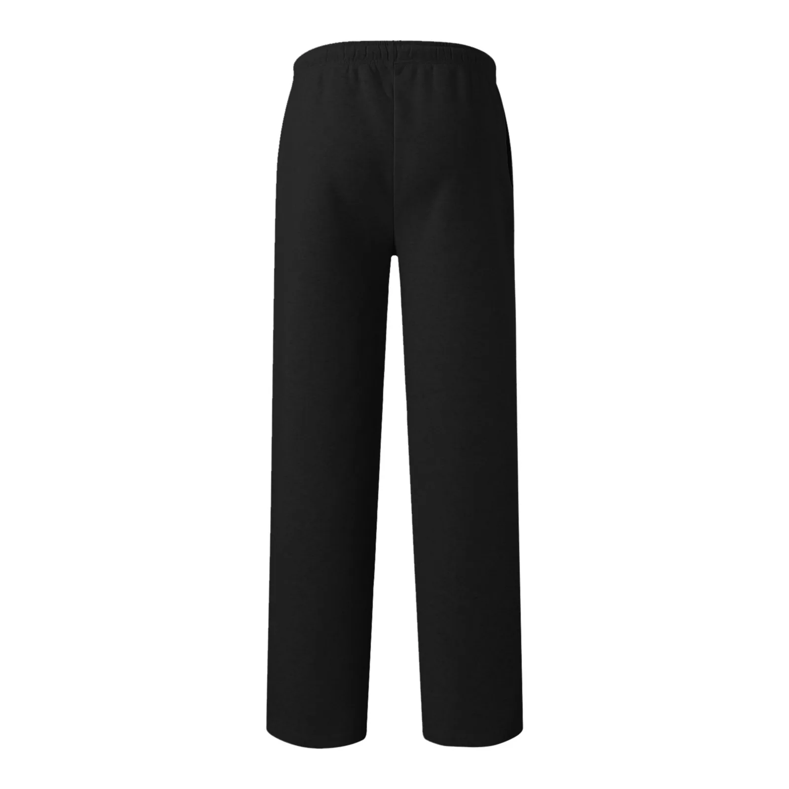 Women Fleece Lined Sweatpants Solid Color High Waist Wide Leg Pants Bottom Casual Drawstring Workout Joggers Pants