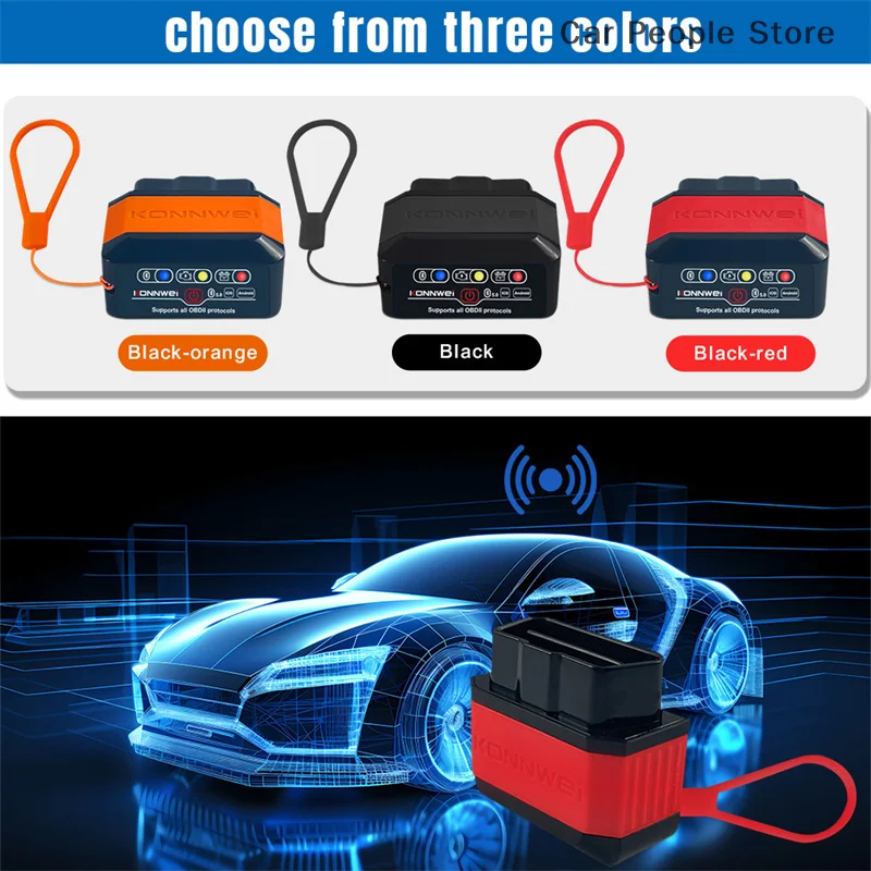 

KW905 ELM327 V1.5 OBD2 сканеры Bluetooth 5,0 для Android/IOS ELM 327 OBD 2 автомобильный диагностический инструмент считыватель кодов