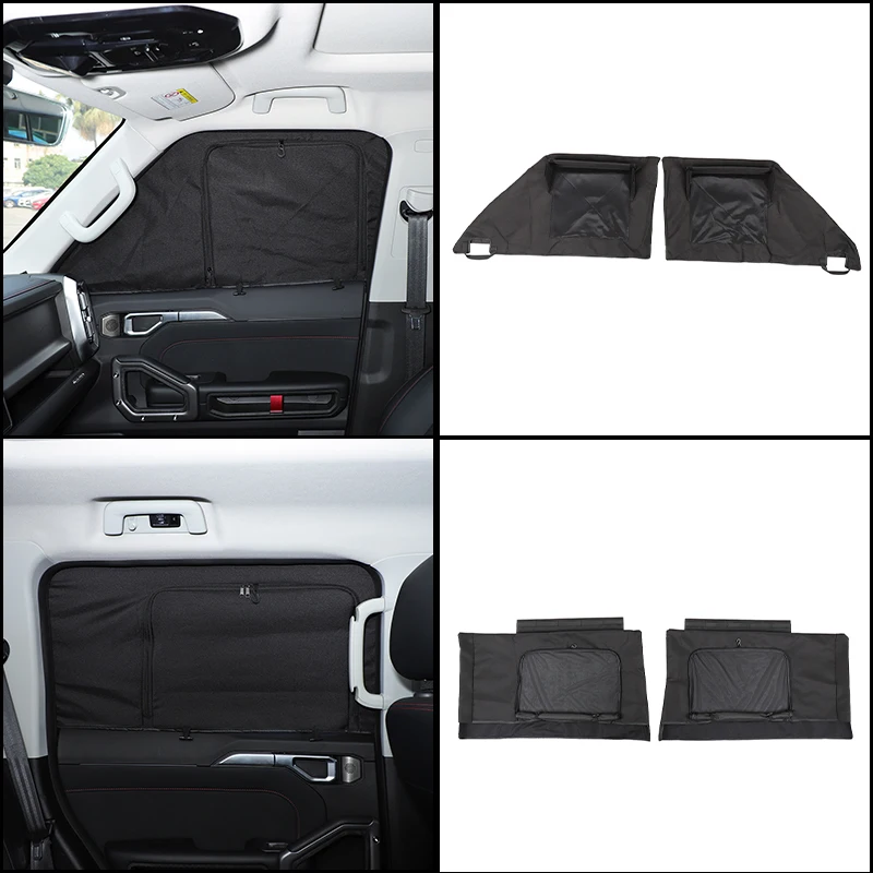 

Солнцезащитный экран из двухслойной сетки на окно для Jetour Traveler T2 2023+ с защитой от УФ-излучения UPF 50+ и теплоизоляцией