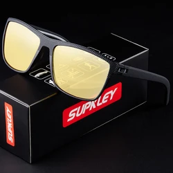 SUPKLEY Outdoor Sports Sunglasses Men Ultra Light Comfortable Glasses Cycling Riding and Hiking Climbing Men's Sun Glasses