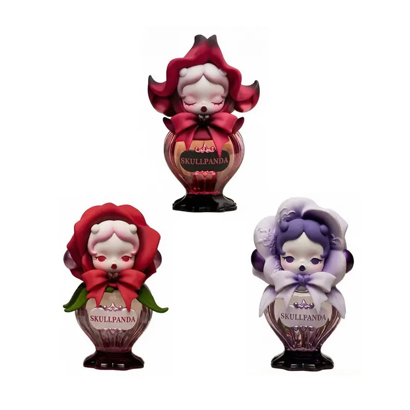 Originele POP MART SKULLPANDA Petals in Four Acts Series Blind Box The Decay Awaited Anime Figuur Mystery Box Model Ornament Cadeau