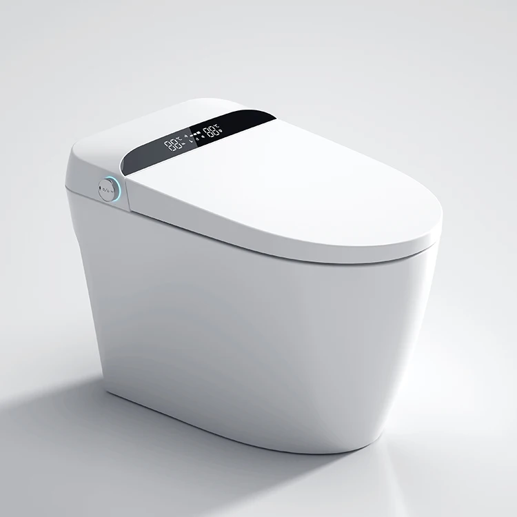 110V s trap p trap one piece bathroom electronic bidet intelligent automatic toilet set smart toilet with sensor