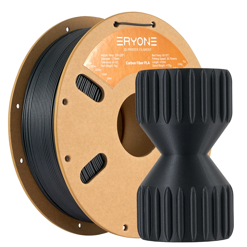 

Eryone 1/3/5/10 кг PLA нить из углеродного волокна премиум-класса, большая распродажа, 3d-принт, черная, нитьpla-cf, 1 кг/катушка