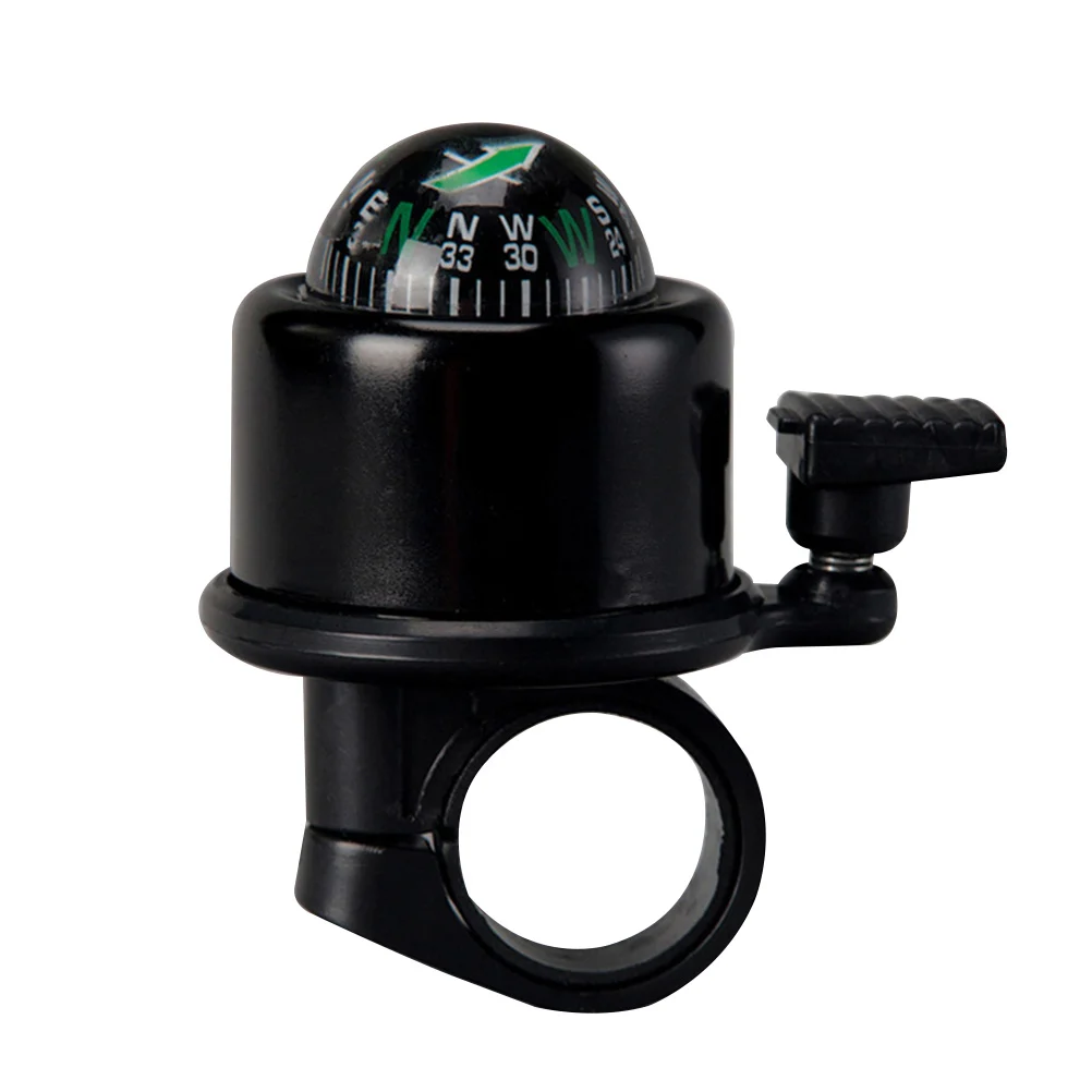 Horn Bell Novelty Bike Cycle Compass Ring Electric Mountain Aluminum Metal Fitness