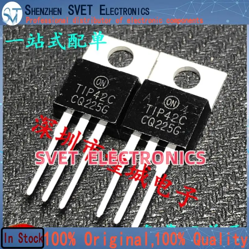 10PCS-50PCS  TIP42C  TO-220 MOS  100V -5A   Original In Stock Fast shipping