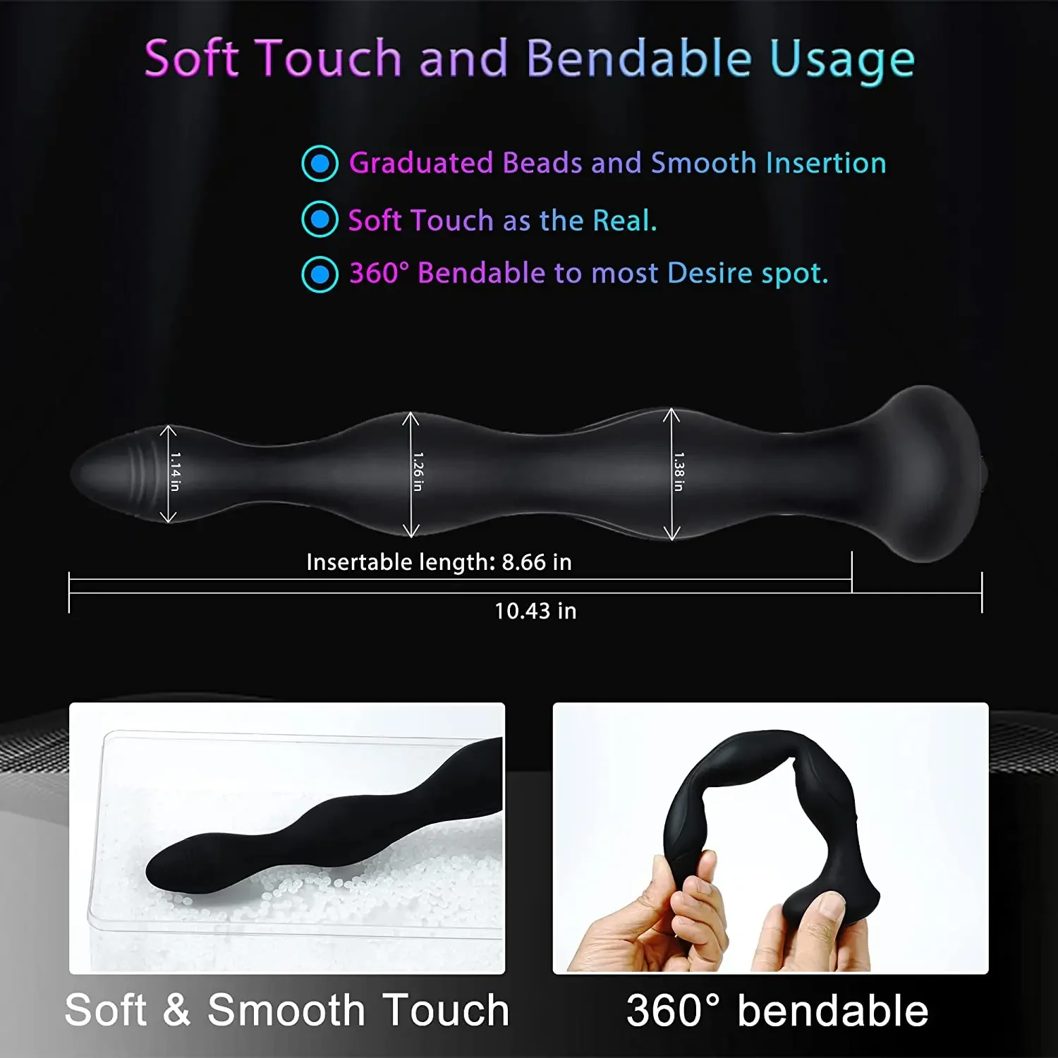 Electric Shock Anal Masturbating Bendable Heating Prostate Massager Anal Stimulator Vibrating Butt Plug Adult Products 18 Sex