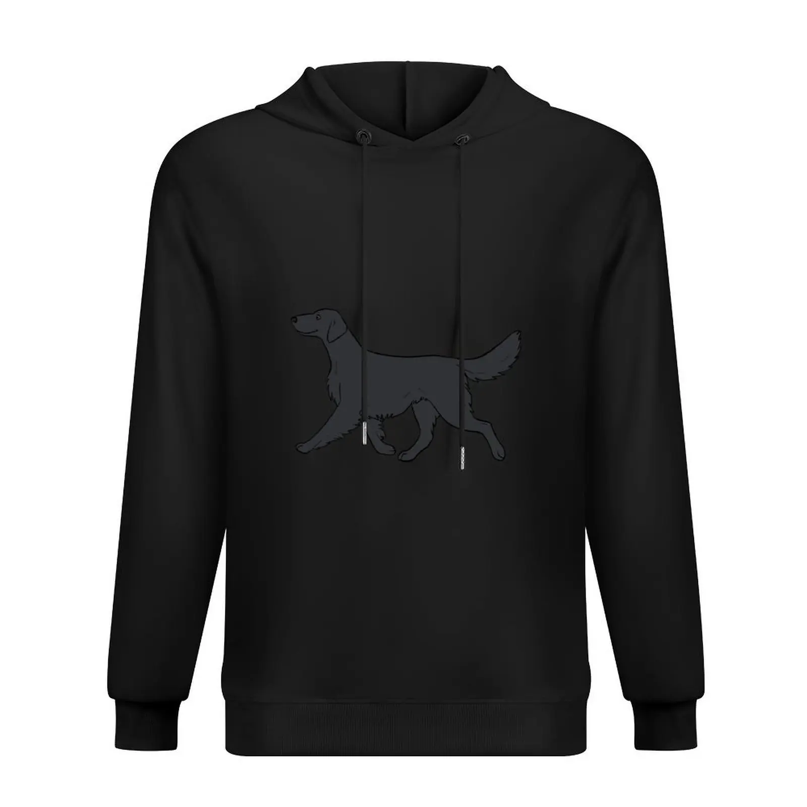 

Flat coated retriever (black) Hoodie mens designer clothes men's sweat-shirt set anime clothes winter clothes hoodie graphic