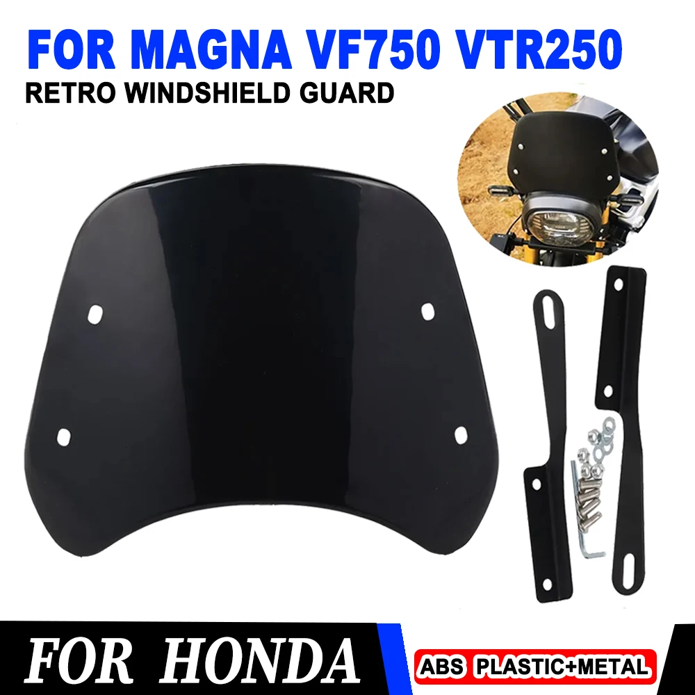 For HONDA Magna VF750 VF 750 VTR250 Motorcycle Accessories Windshield Wind Deflector Windscreen Fairing Guard Dust Cover