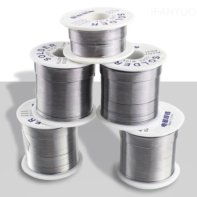 1 قطعة 0.8 مللي متر 1 مللي متر لحام القصدير سلك لحام 20 جرام 50 جرام 100 جرام منخفضة ذوبان لحام لا نظيفة عالية الجودة الصنوبري الأساسية لحام سلك لفة #6