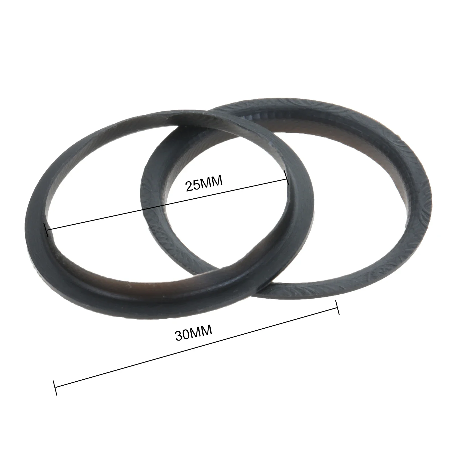 10 Pcs 30mm Silicone Gaskets Sealing O-Rings fit for Nespresso Stainless Steel Refillable Capsules Body Cup Black Cafe Supply