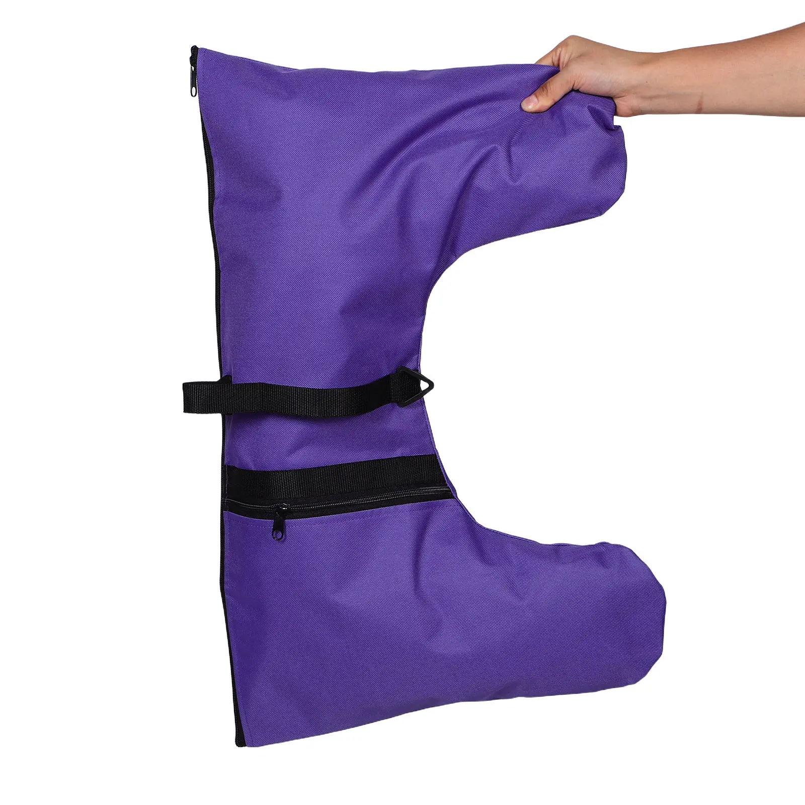 

Inline Skate Bag Purple Adjustable Shoulder Strap Roller Skate Carrier Lightweight Waterproof Skating Shoes Organizer Outdoor