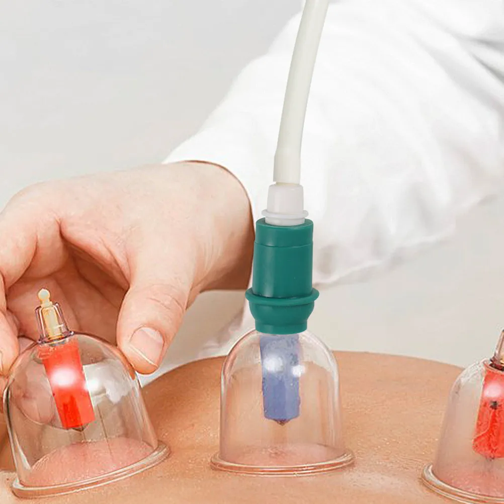 

2 шт. удлинительных трубок для вакуумных банок, молочно-белые, из утолщенной резины, для повышения стабильности, для труднодоступных участков спины