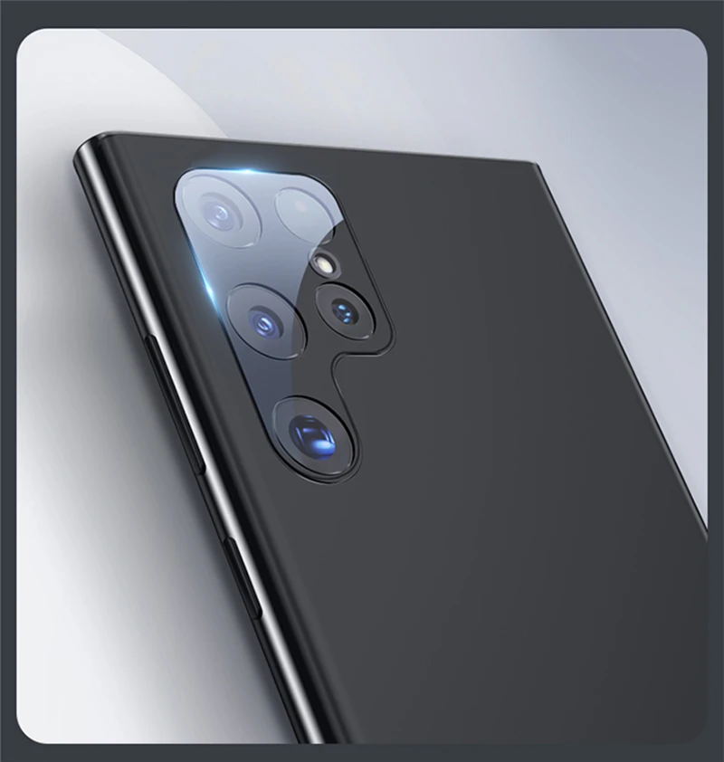 2PCs Camera Lens Screen Protector Cover for Samsung Galaxy S25 S24 S23 S22 Ultra Plus Tempered Glass Protection Phone Film