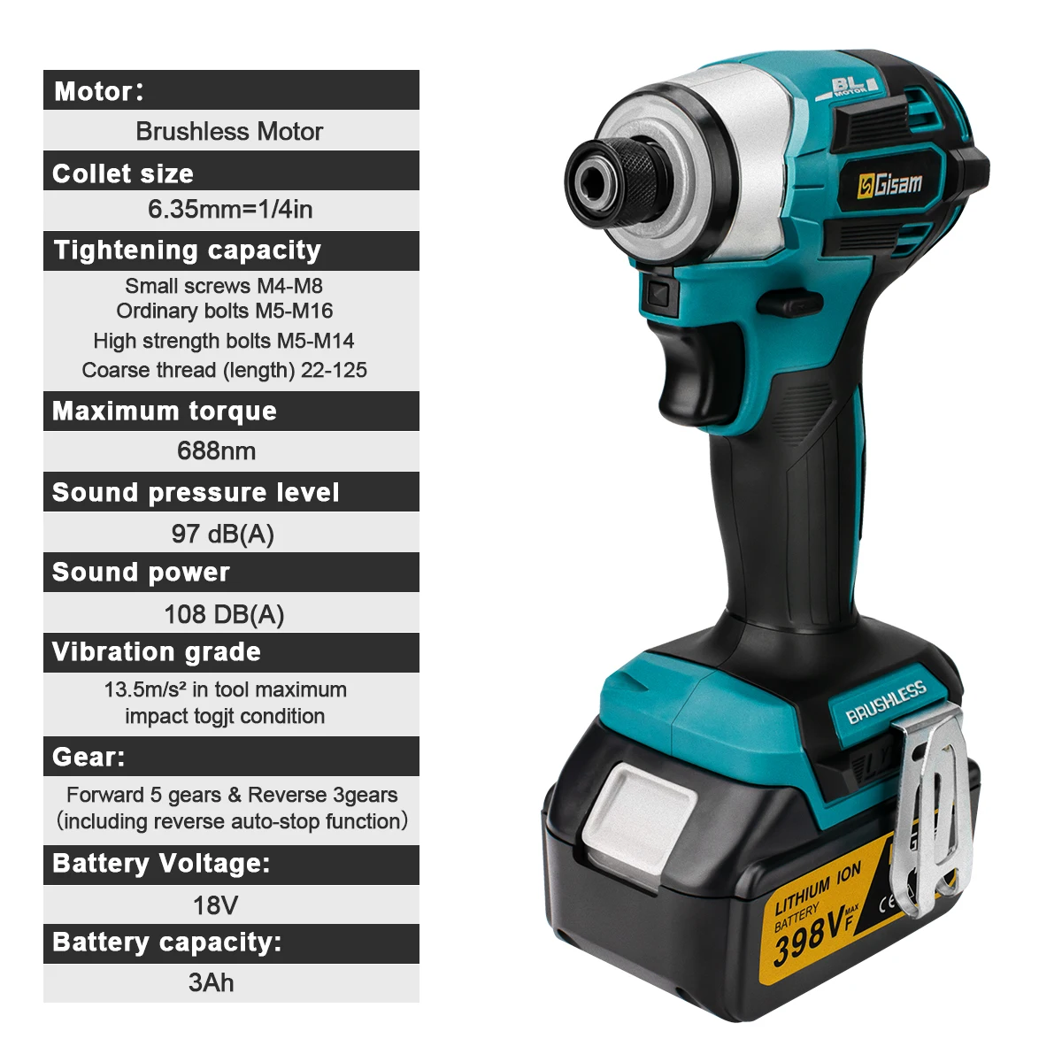 Chiave a percussione senza spazzole 18V MAKITA 280Nm - macchina nuda + valigetta Makpac - DTW285ZJ