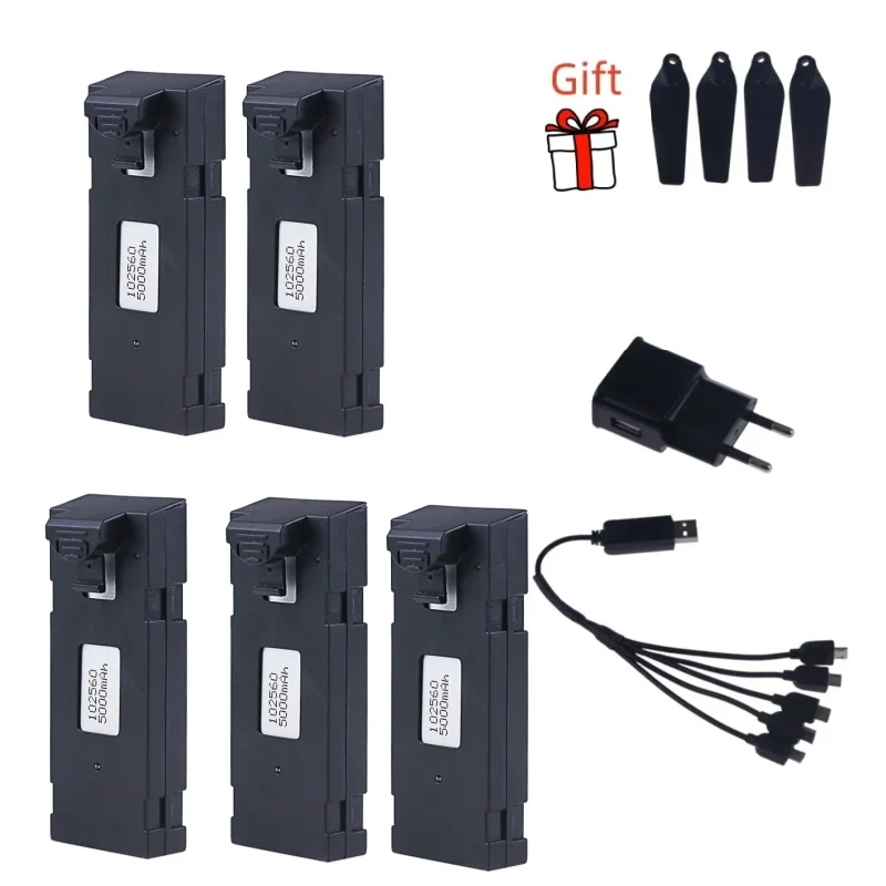 Original Wiederaufladbare 3,7 V 5000 mAh Li-Ion Batterie Für RC Drone E88 E88PRO E525 E99 P1 F185 F195 E100 RC quadcopter Teile Batterie