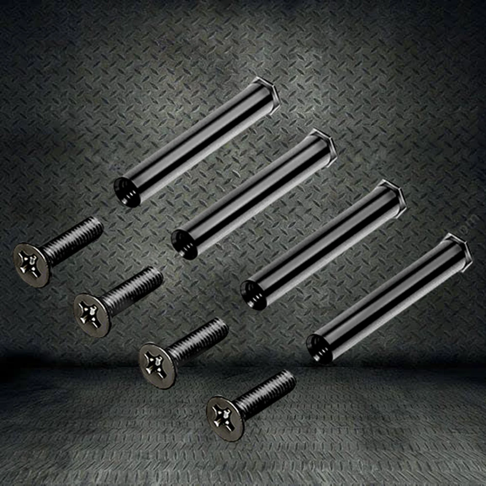 4pcs Chassis Fan Screws Enhanced Stability Cooling Fan Nut Screws Quieter Operation Cooling Fan Mount Screws for PC Case Fan