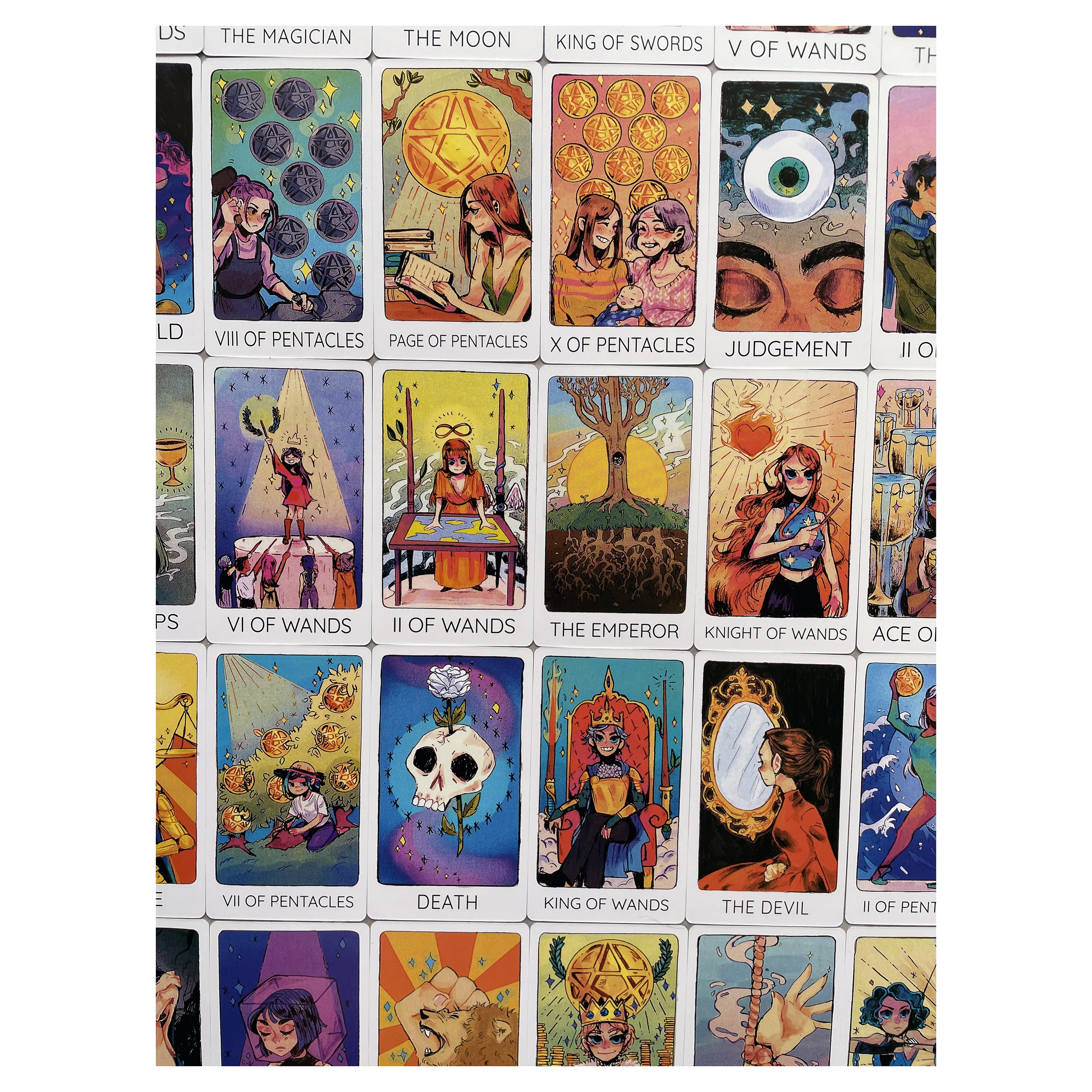 Britt\'in üçüncü göz Tarot, 78 10*6 kart benzersiz bir set, çok güzel ve tatil için bir zorunluluktur.