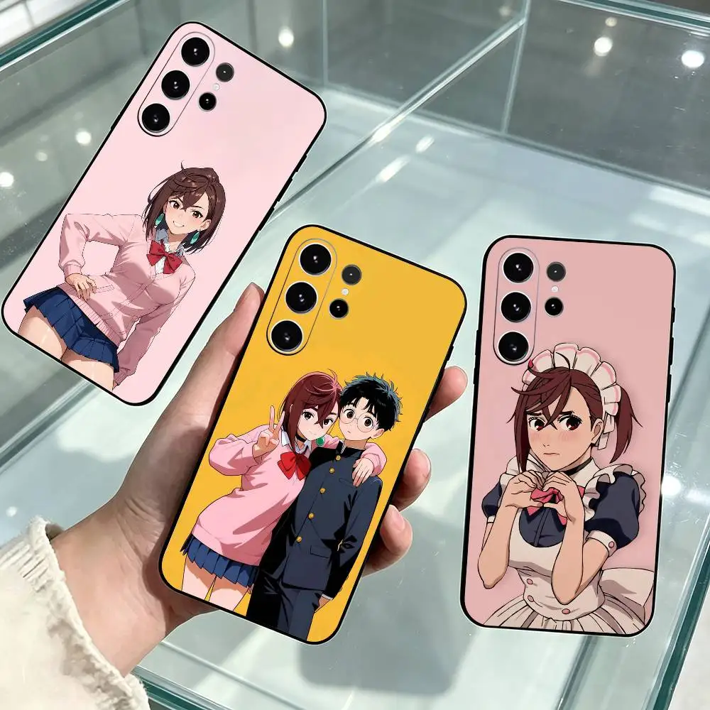 Dandadan Momo Ayase  Phone Case Black Silicone Soft For Samsung S26,S25,S24,S23,S22,S21,S30,Ultra,Plus,Fe,Lite