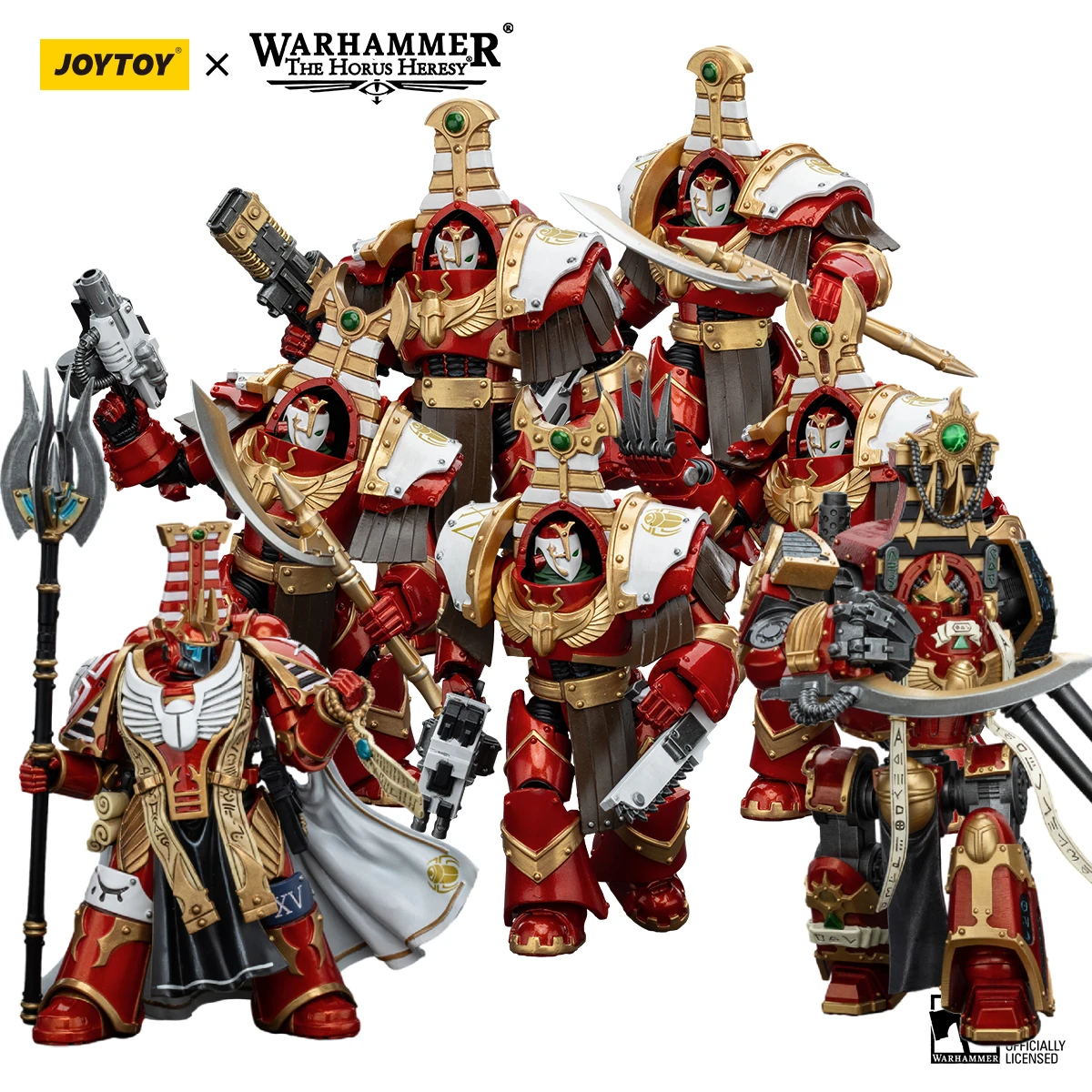 

[IN STOCK] JOYTOY Warhammer 1/18 Action Figure Thousand Sons Consut Contemptor Sekhmet Terminator Cabal 5PCS Anime Military Toys
