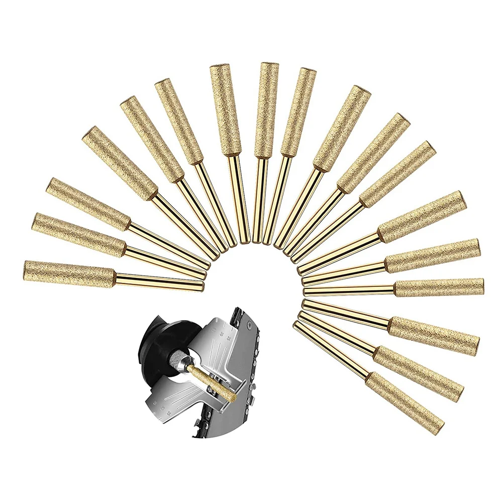 

Алмазная точилка для бензопилы, 3 размера, алмазные шлифовальные диски 5/32, 3/16, 7/32, пилка для электрической цепной пилы