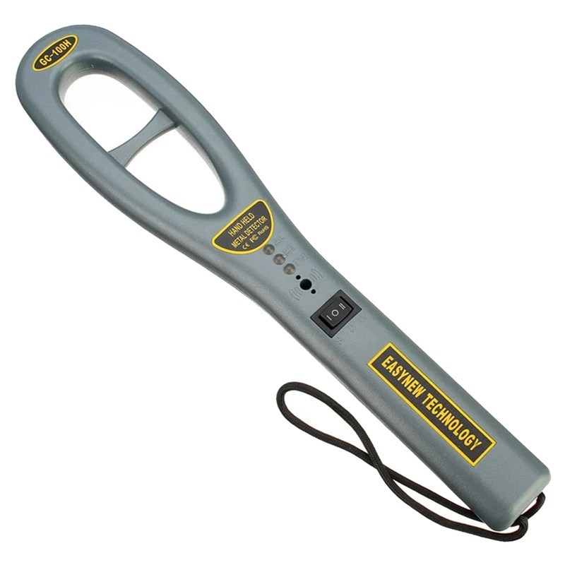 1 Piece GC101H Portable Handheld Metal Detector Body Scanner Security Equipment Grey