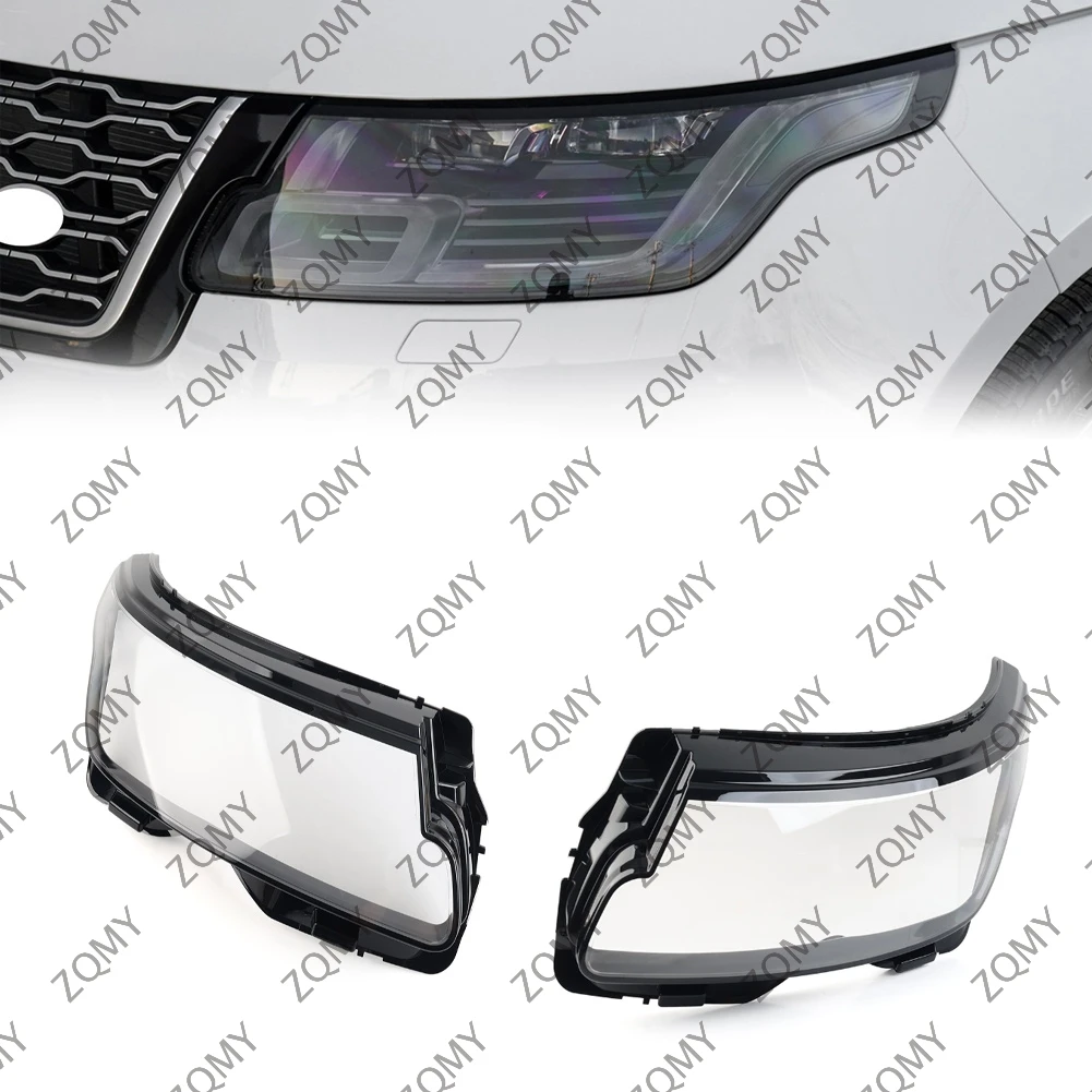 2pcs Car Headlight Lens Cover Headlamp Lampshade Lamp Shell For Land Rover Range Rover/Vogue 2018 2019 2020 2021 2022