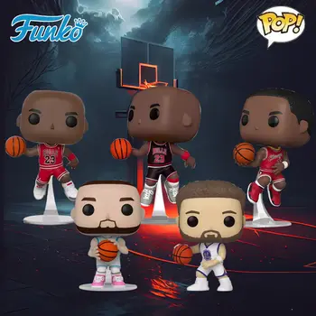 正版 Funko Pop! NBA 籃球聯名人偶 - 麥可喬丹、詹姆斯詹姆斯、史蒂芬庫裡 收藏玩具 時尚裝飾品 10 最佳銷售 NBA人物 - №4