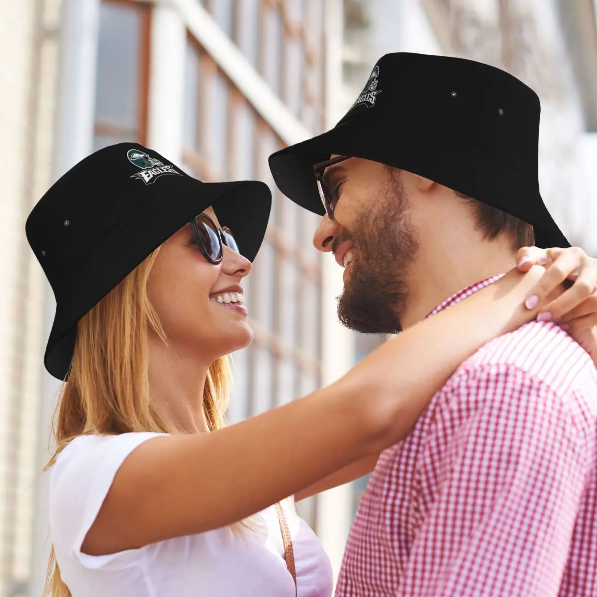 شعبية النسور فيلادلفيا دلو قبعة بنما للأطفال بوب صياد القبعات لصيف قبعات الصيد رجل امرأة #3