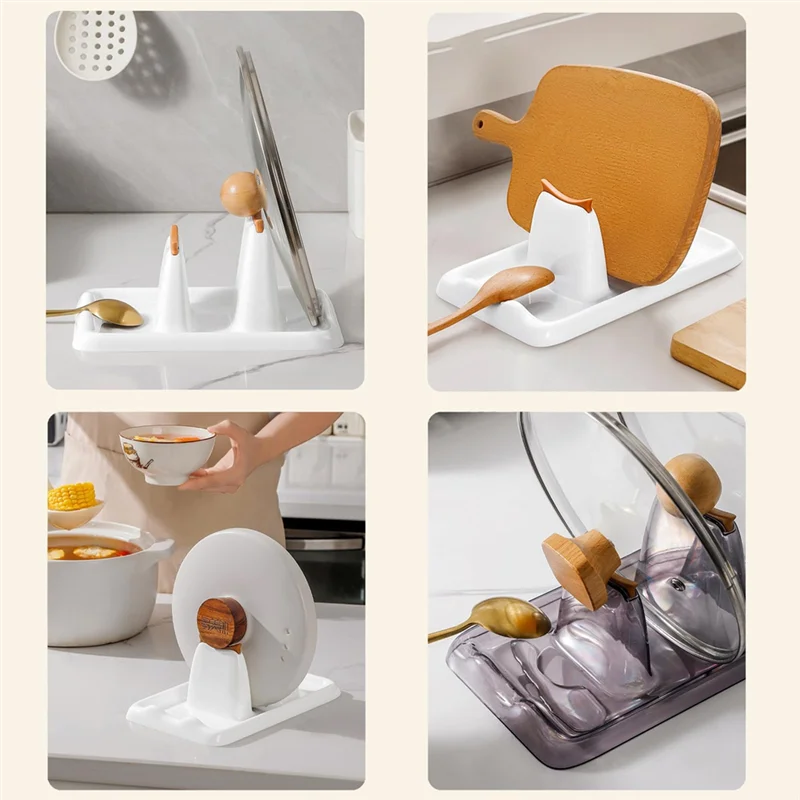 BMBY-Spoon And Lid Rest For Stove Top Spoon And Lid Rest For Stove Top Compatible With Kitchen Tools