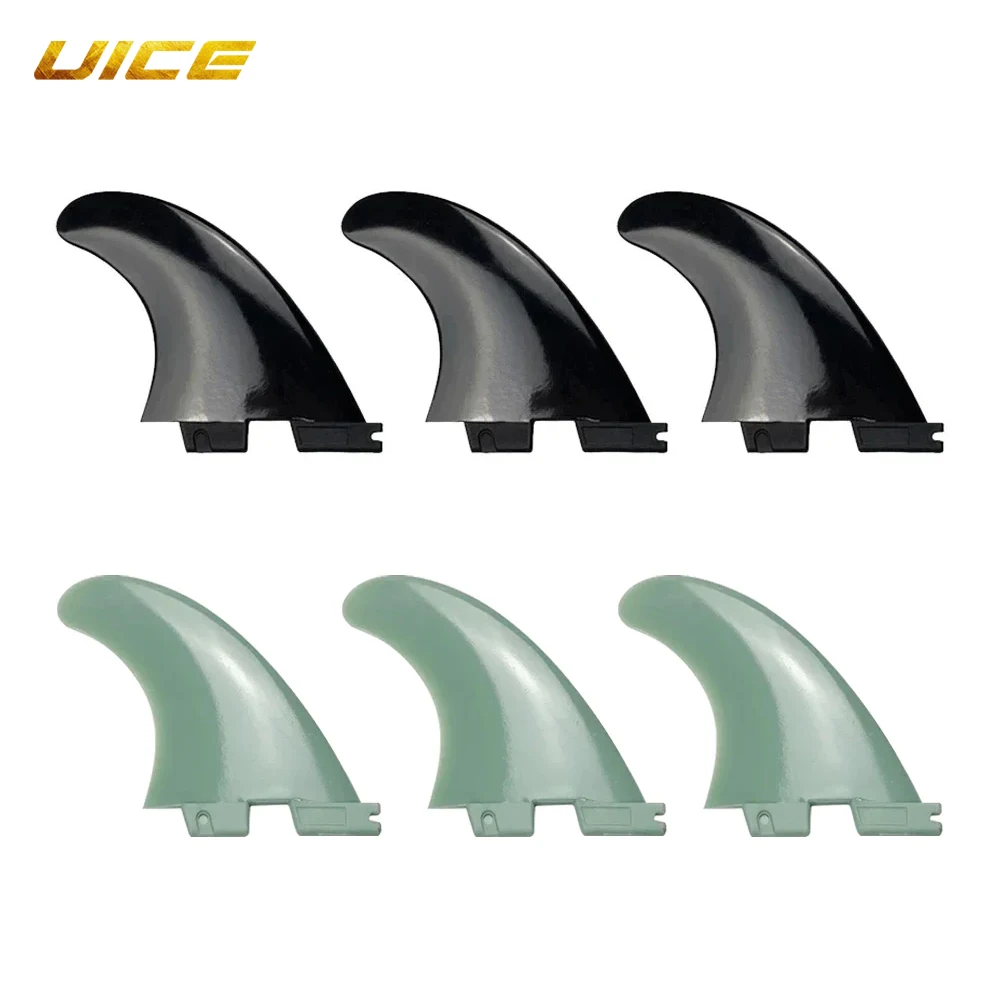 

3pcs Surf Fins Surfboard Tail Rudder High Quality Fiberglass Plastic Surfboard Surfing Tri Fins Plastic Fins