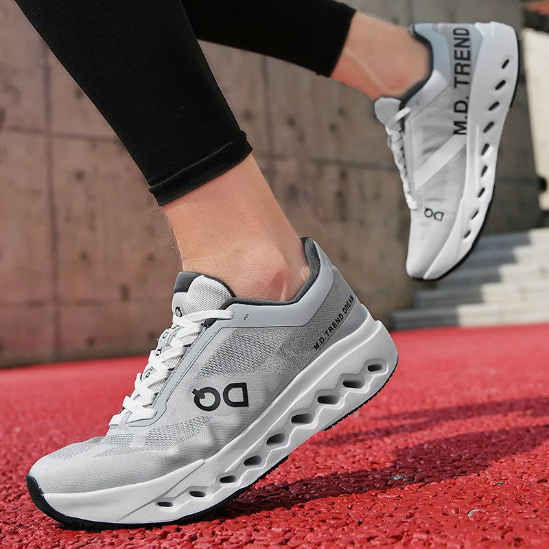 Men Sports Running Shoes Marathon Air Cushion Breathable Lightweight Comfortable Women Outdoor Athletic Sneakers Jogging Tenis