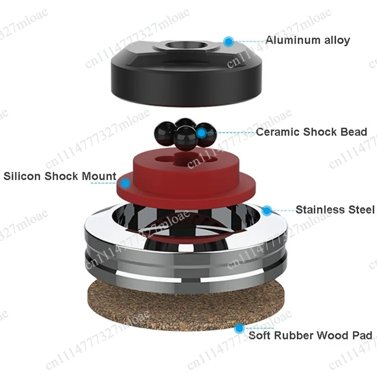 X-Pad REF High-End HiFi Audio Speaker Amplifier Preamp DAC-CD Player Absorber Foot Pads M6 M8 M10 M12 Pins Isolation Pins