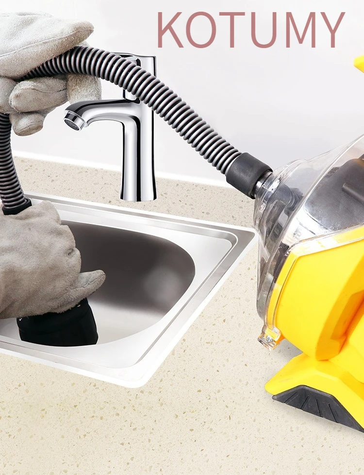 Automatic household pipe dredging machine220V100W Toilet Kitchen 20-50mm Pipe Cleaner Pipe Dredge De