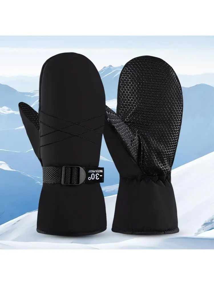 AliExpress JOCESTYLE 5-1Pairs Ski Mittens Waterproof Snow Gloves Windproof Winter Gloves Thermal Cycling Gloves Cold Weather Gloves for Men and Women