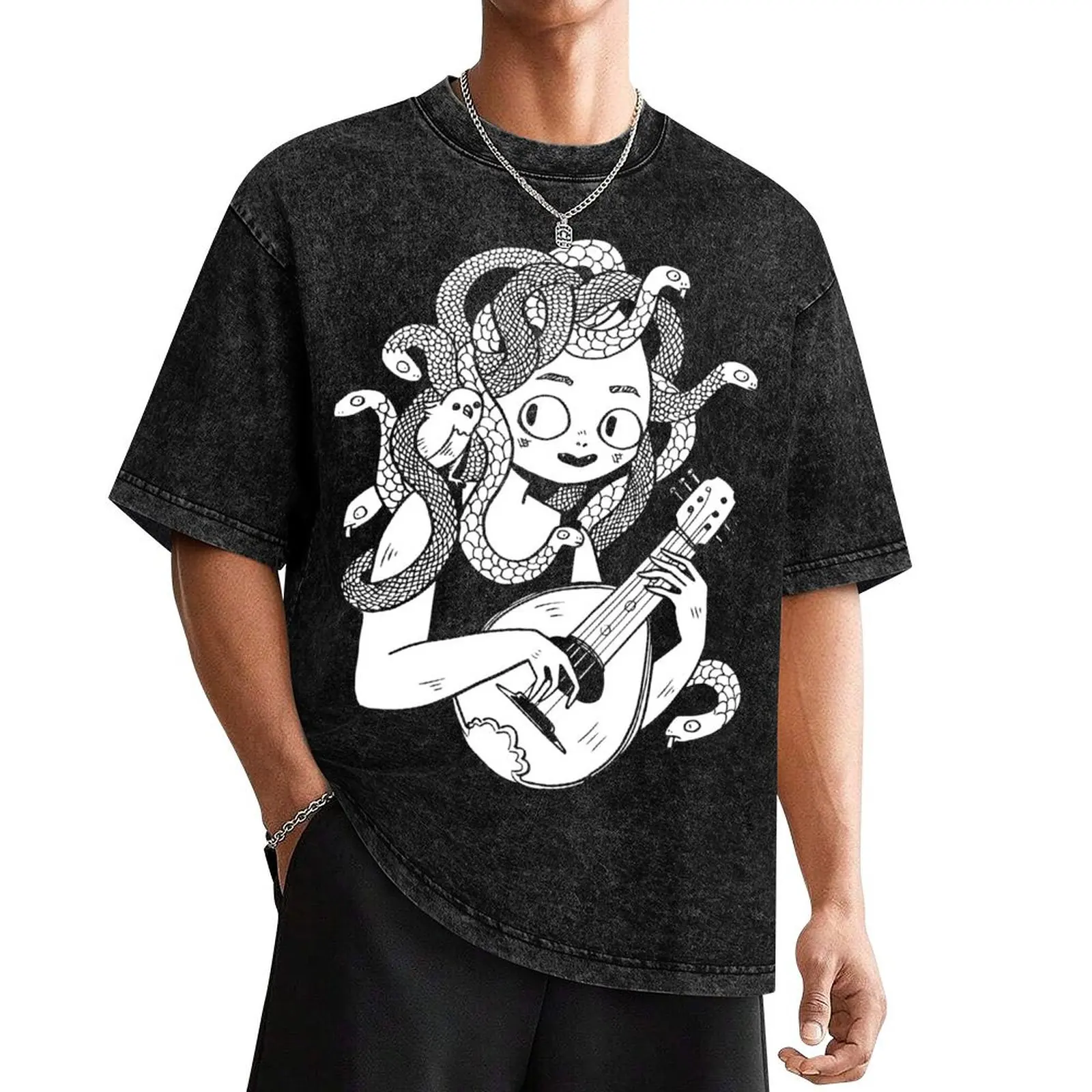 Mandolin Medusa T-Shirt shirts graphic tee custom shirt men clothing