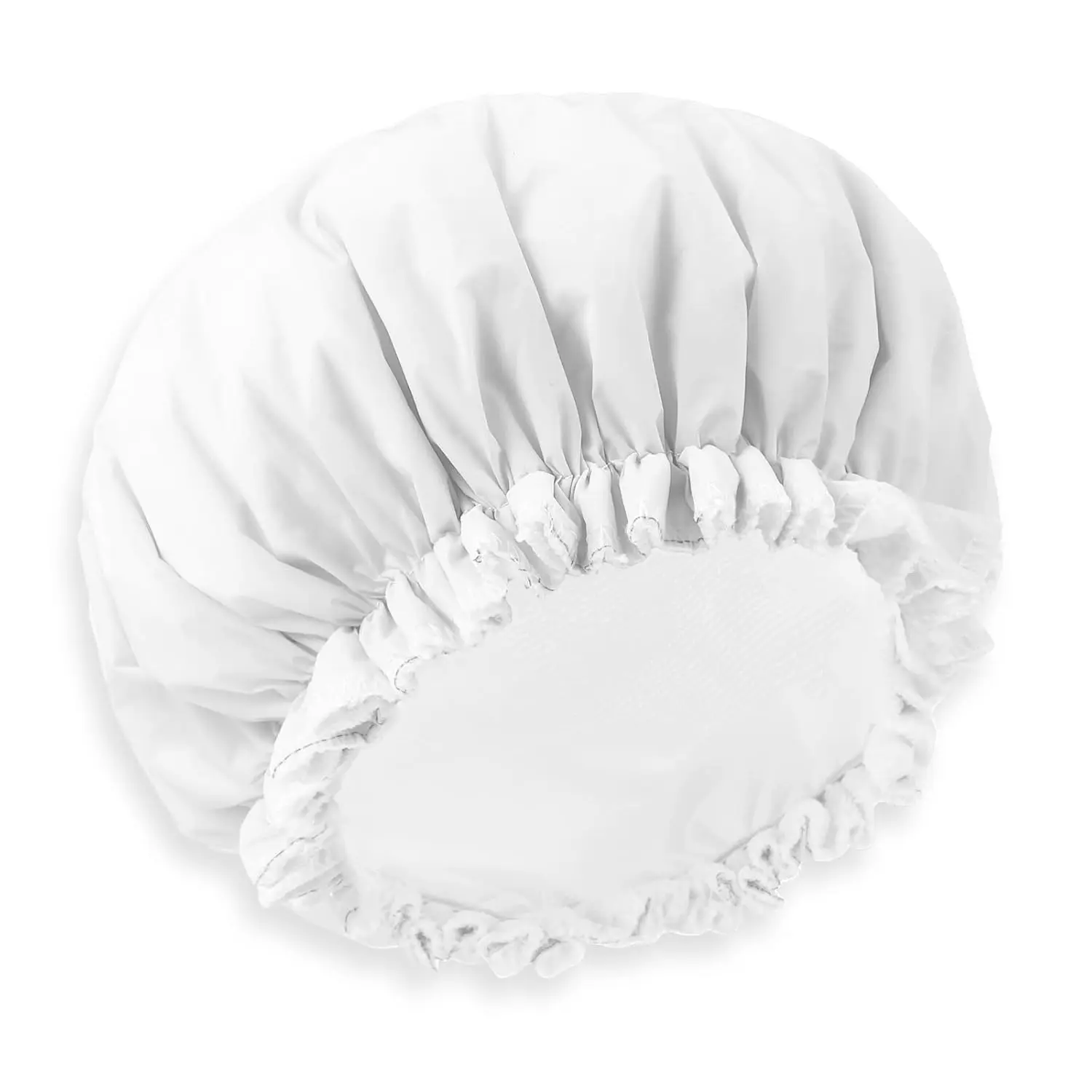 

Reusable Shower Caps for Women, Terry Cloth Lined Shower Cap Double Layer Reusable Bath Cap Waterproof Elastic Band Hair Cap for