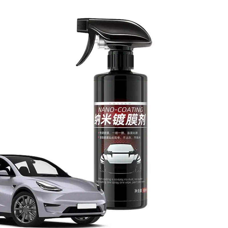 

Car Coating Agent 500ml Car Shield Coating Nano Spray High Protection Waterless Fast Shine Car Coating Agent For Scratch Repair