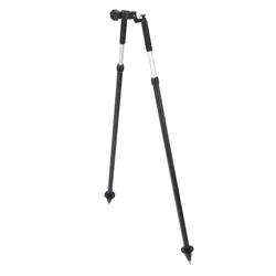 Aluminum Survey Bipod with Thumb Release Clamp for Prism Pole,Leveling,Rod Survey,DZ22A Black Available Colors