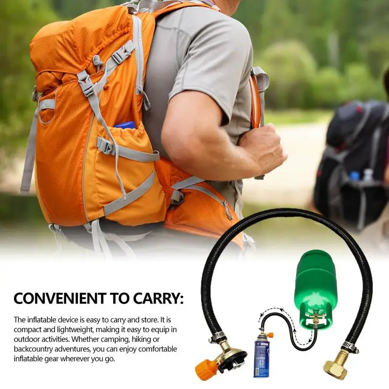 

Клапан резервуара, портативный адаптер для заправки, товары для улицы, многофункциональный заправочный разъем для зарядки для кемпинга, пешего туризма, барбекю