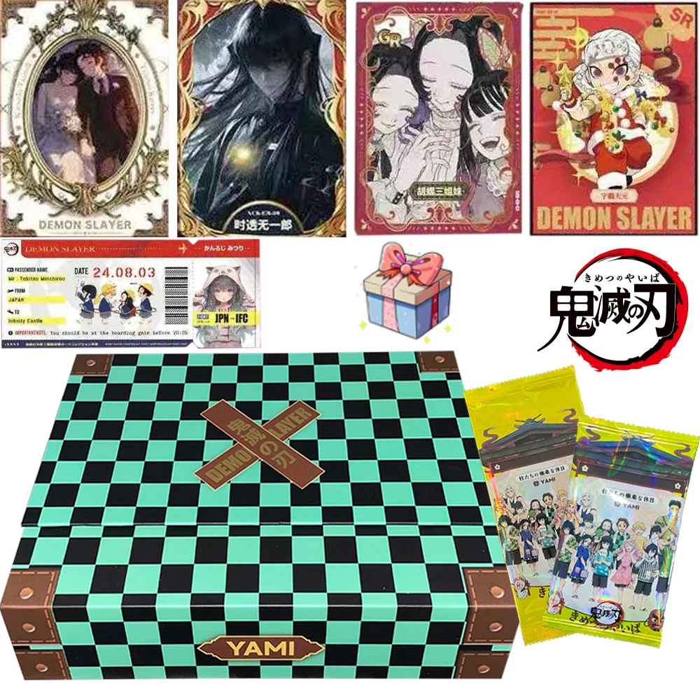 

Wholesale New YAMI Demon Slayer 3 Collection Card Box Shinobu Nezuko Mitsuri Booster Box TCG Hobby Gift Kids Toys Christmas Gift