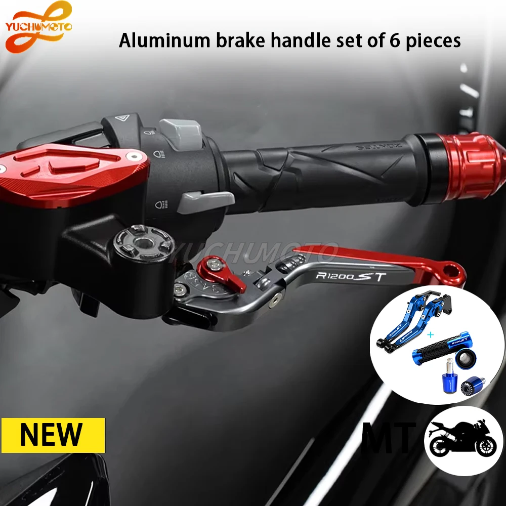 Accessories Extendable Adjustable For BMW R1200ST/R1200S 2005-2008 Motorcycle CNC Brake Clutch Lever Handle Grips Handlebar